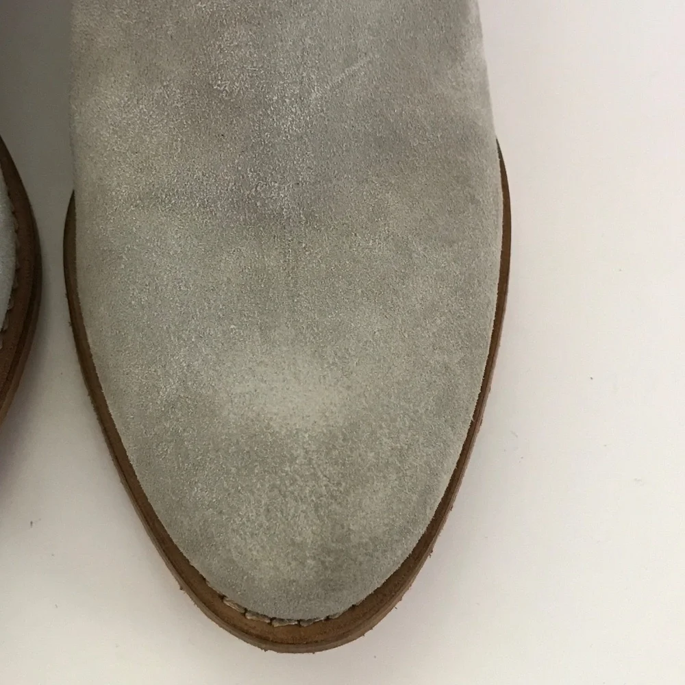 REBELS Suede Fringe Trim Ankle Boots Chelsea Women’s Size 8
